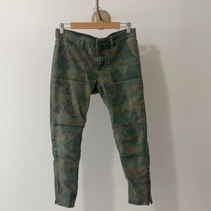 Urban Outfitters BDG Camo Ankle Zipper Jeans